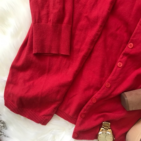 B.P. | Red Cardigan - Picture 3 of 4
